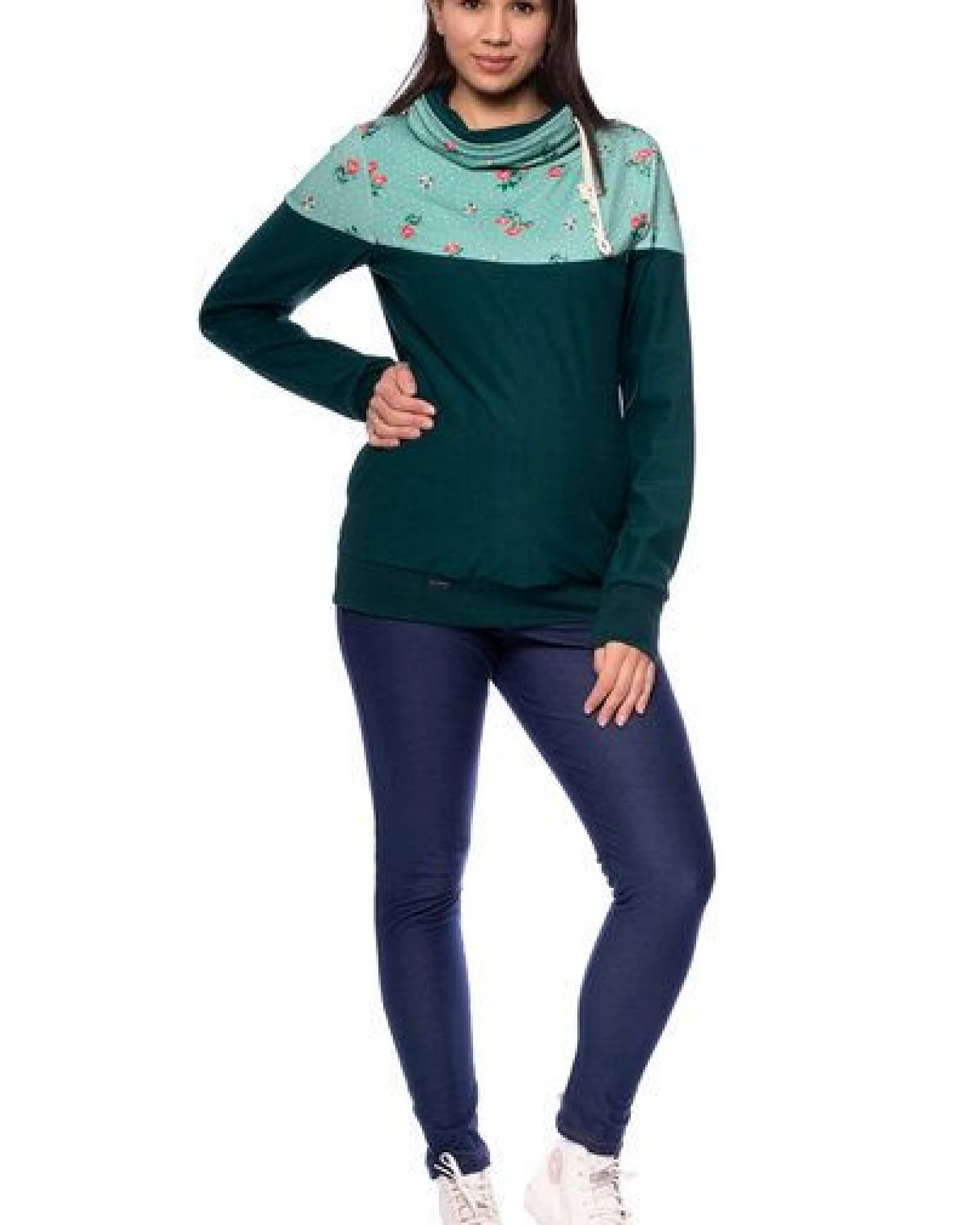 Milchshake ALAN BIO Umstands- und Stillpullover aus softer Bio Baumwolle – Ansicht 3