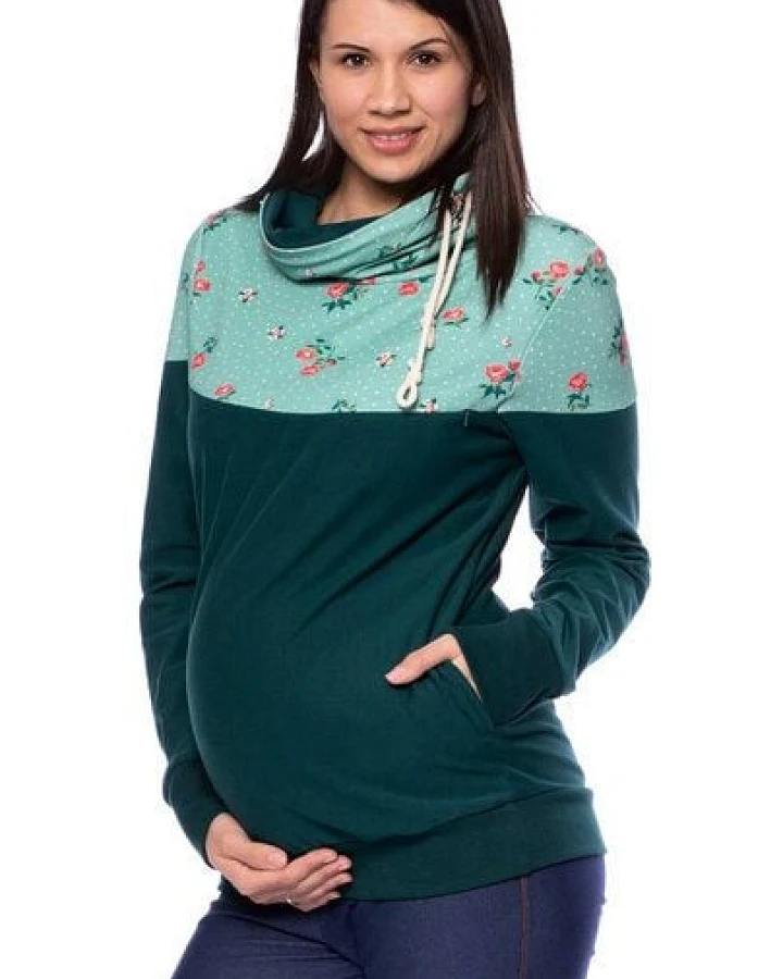 Milchshake ALAN BIO Umstands- und Stillpullover aus softer Bio Baumwolle