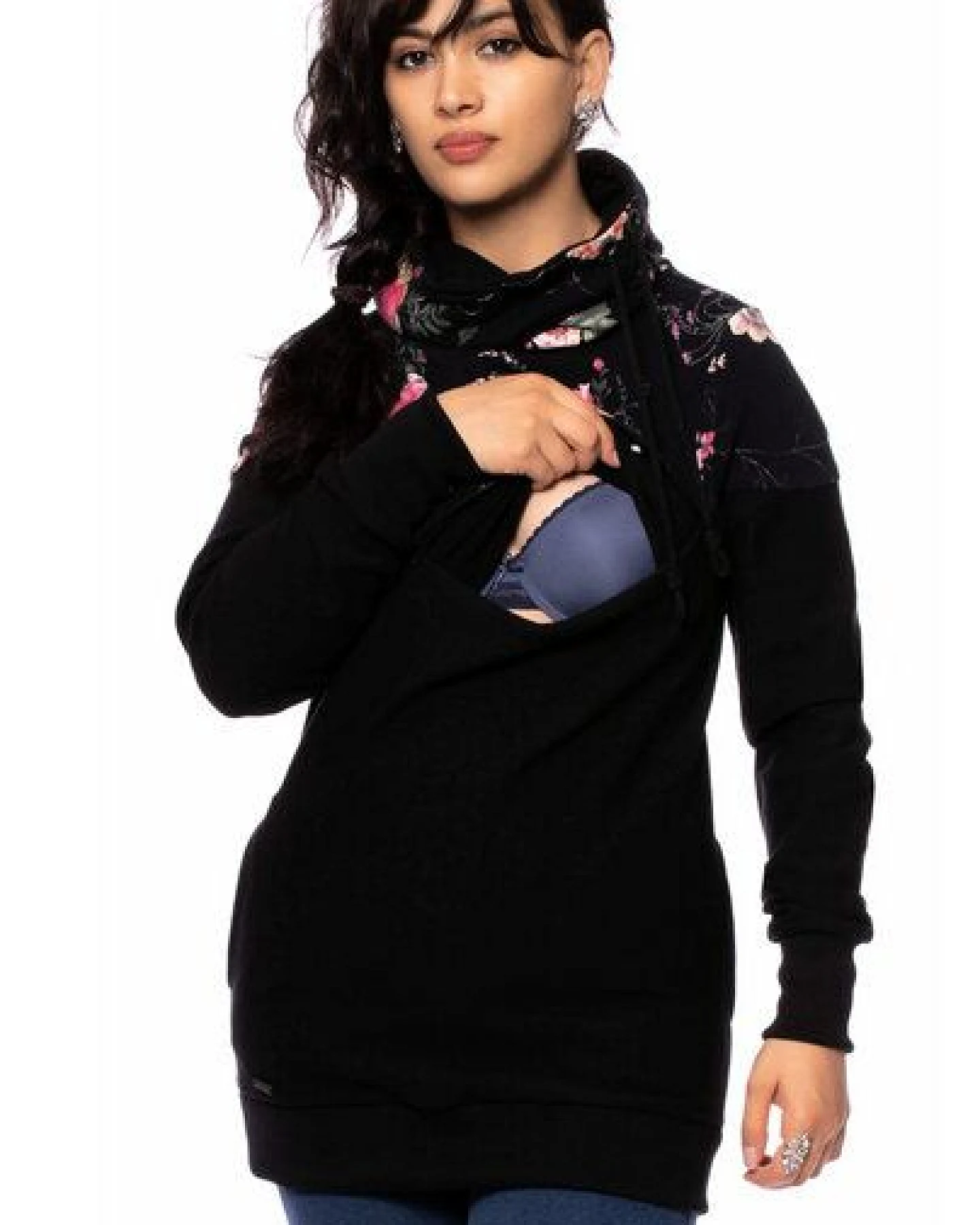 Milchshake ALAN BIO Umstands- und Stillpullover aus softer Bio Baumwolle – Ansicht 3