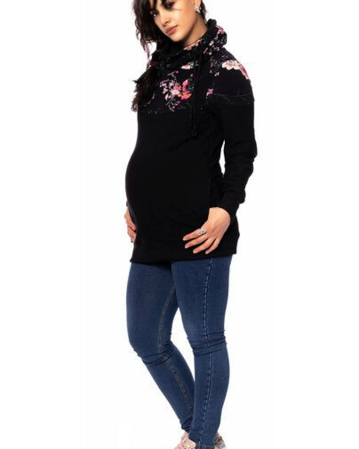 Milchshake ALAN BIO Umstands- und Stillpullover aus softer Bio Baumwolle – Ansicht 2