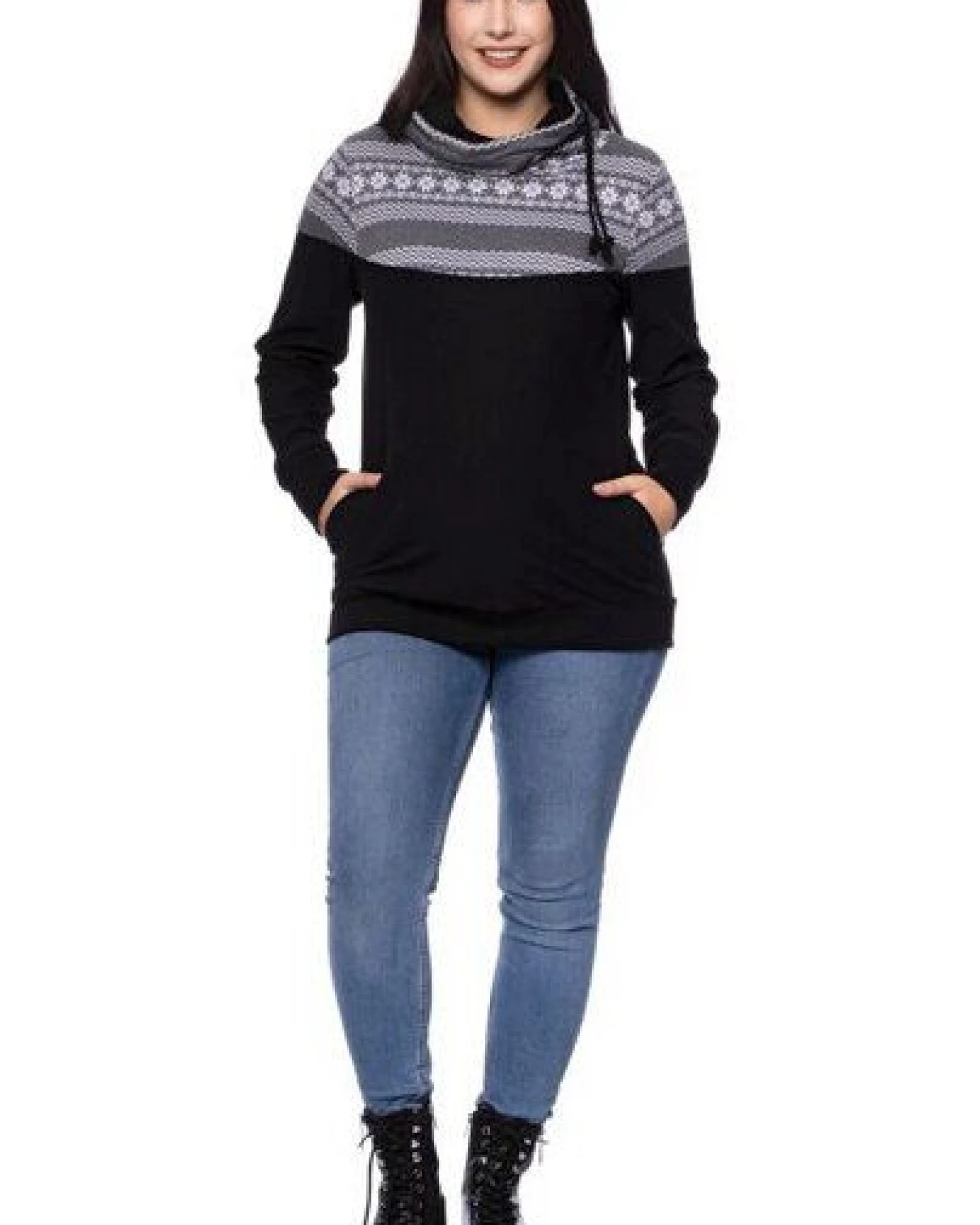 Milchshake ALAN BIO Umstands- und Stillpullover aus softer Bio Baumwolle – Ansicht 2