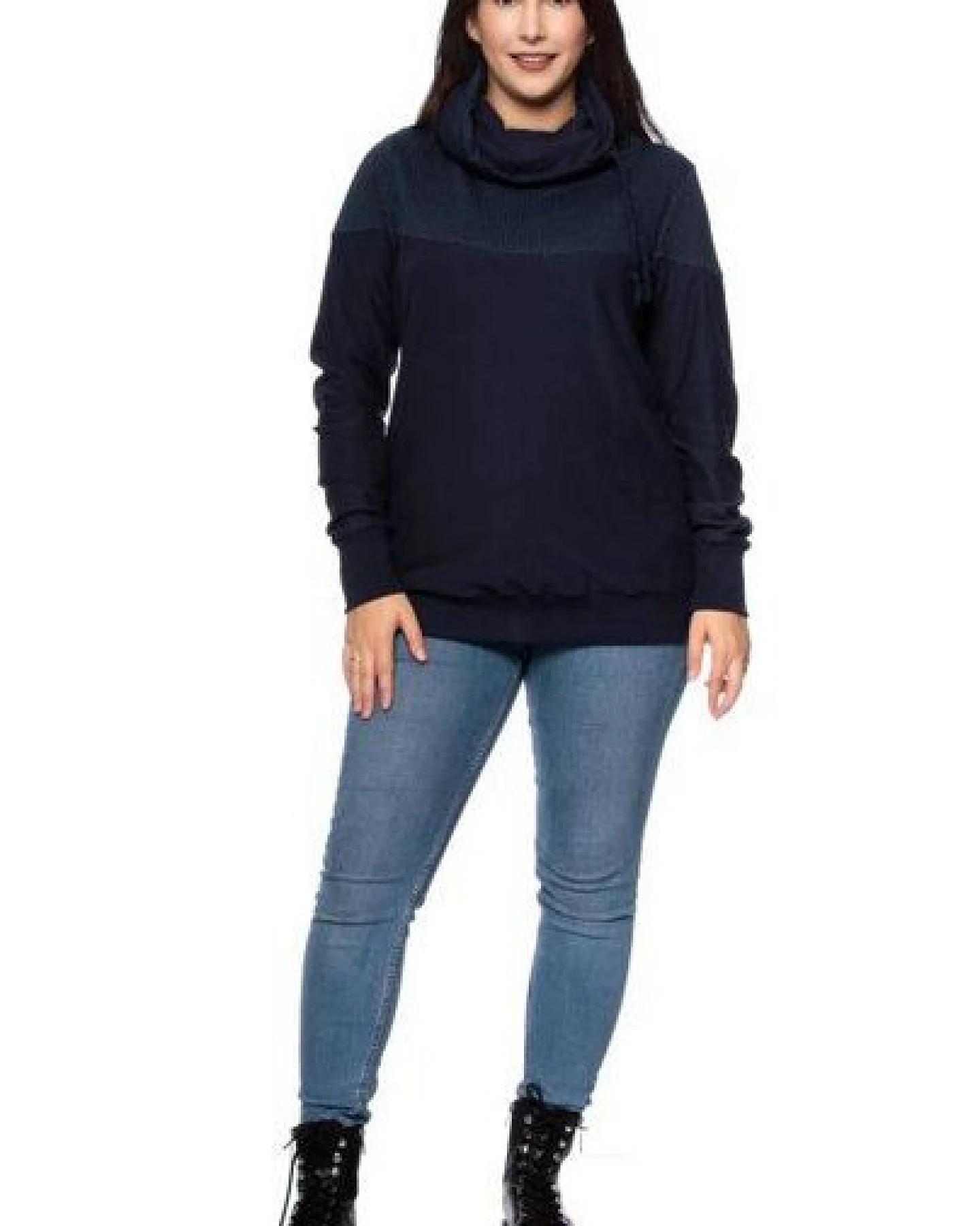 Milchshake ALAN BIO Umstands- und Stillpullover aus softer Bio Baumwolle – Ansicht 2