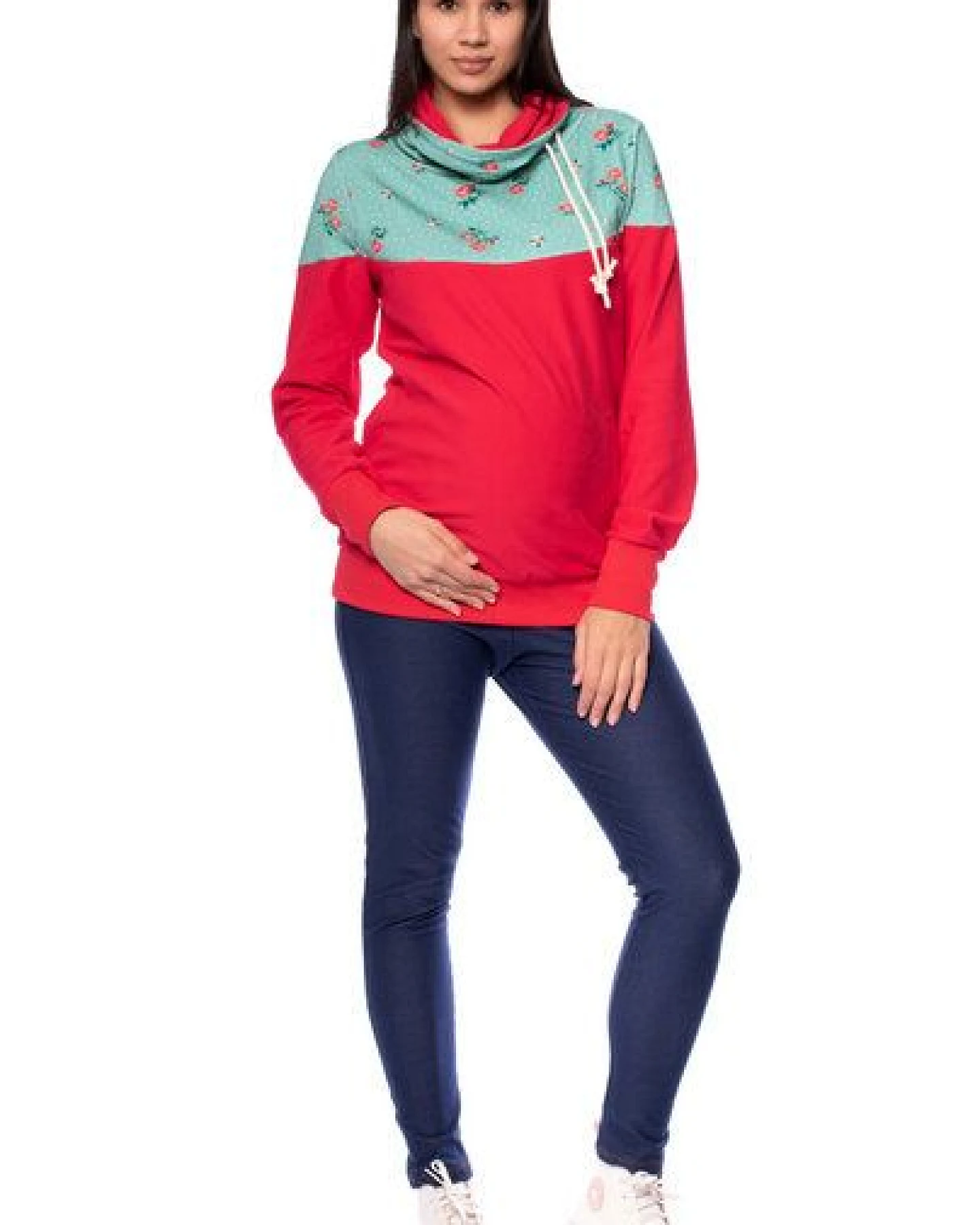 Milchshake ALAN BIO Umstands- und Stillpullover aus softer Bio Baumwolle – Ansicht 2