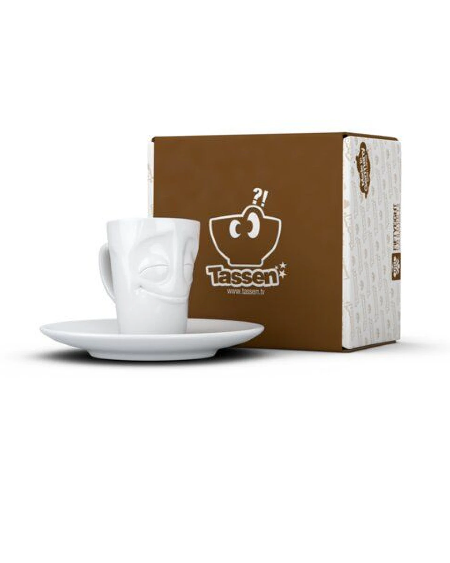 FIFTYEIGHT PRODUCTS Espresso Mug mit Henkel 80ml - Vergnügt – Ansicht 2