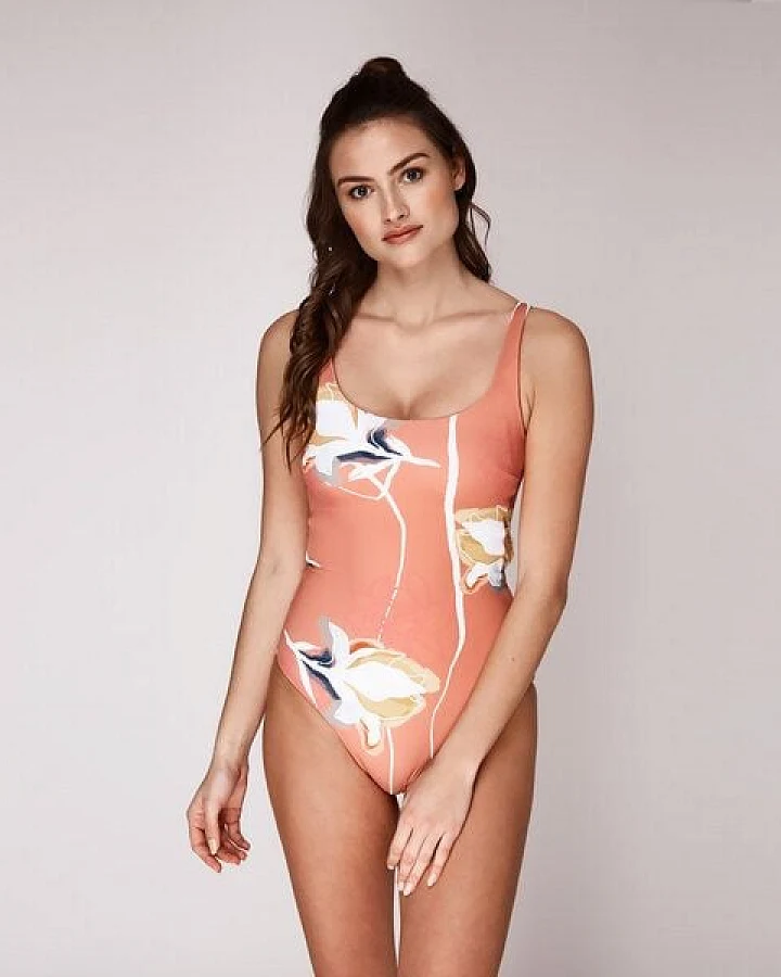 Woodlike Ocean ALLI One Piece - flower print