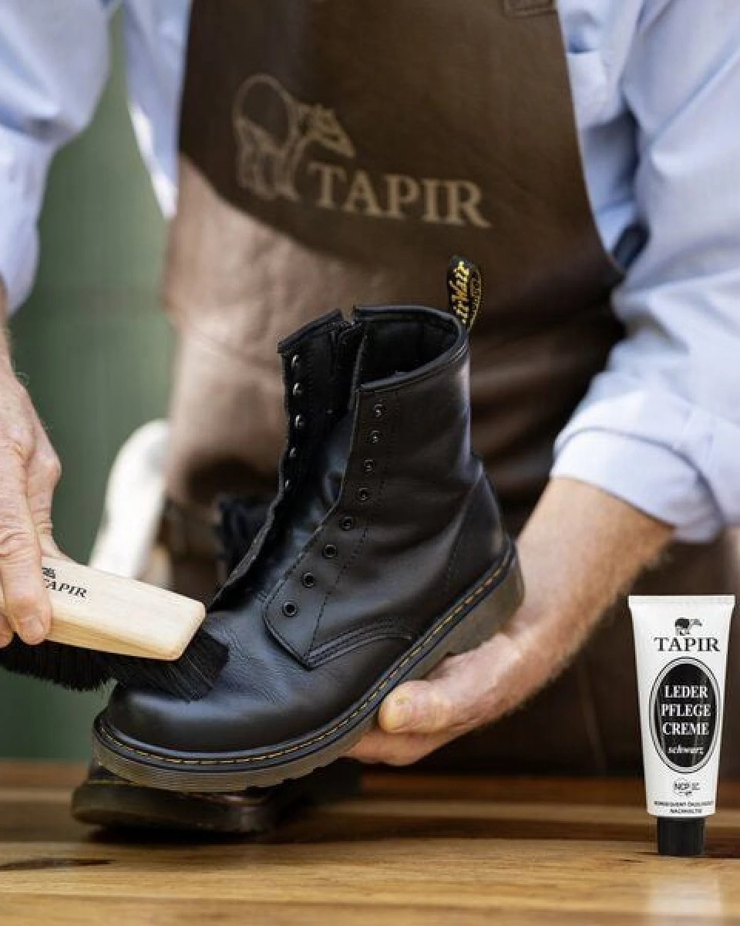 Tapir Schuh- und Lederpflege Tapir Lederpflegecreme - für glänzende Schuhe – Ansicht 3