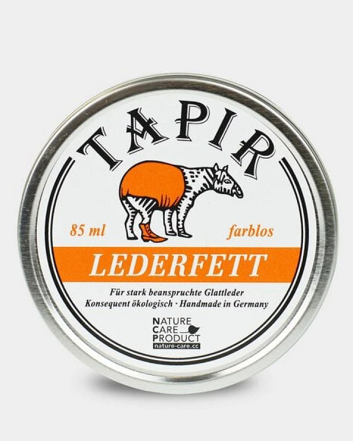 Tapir Schuh- und Lederpflege Lederfett farblos