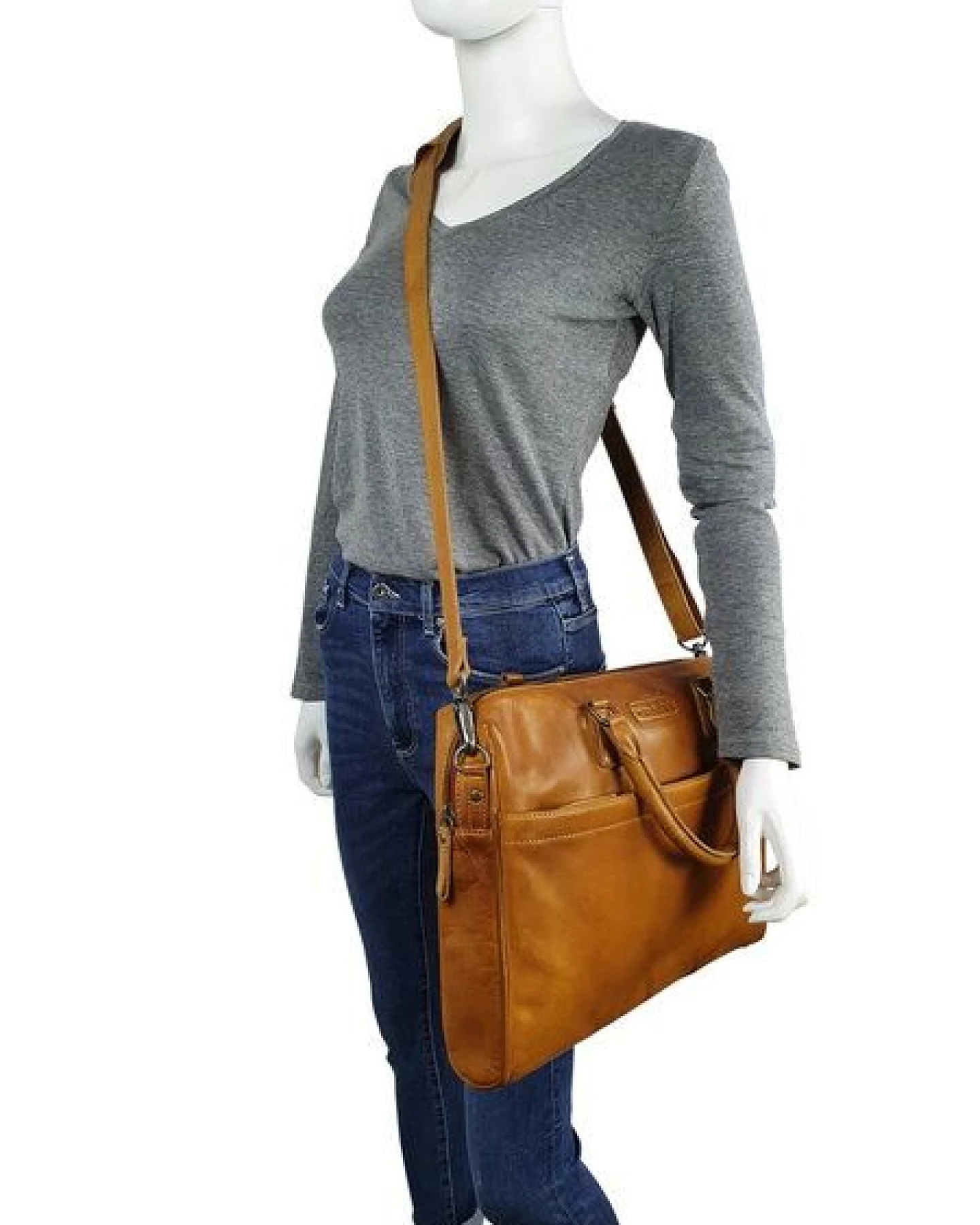 manbefair LAPTOPTASCHE JOAN Leder – Ansicht 2