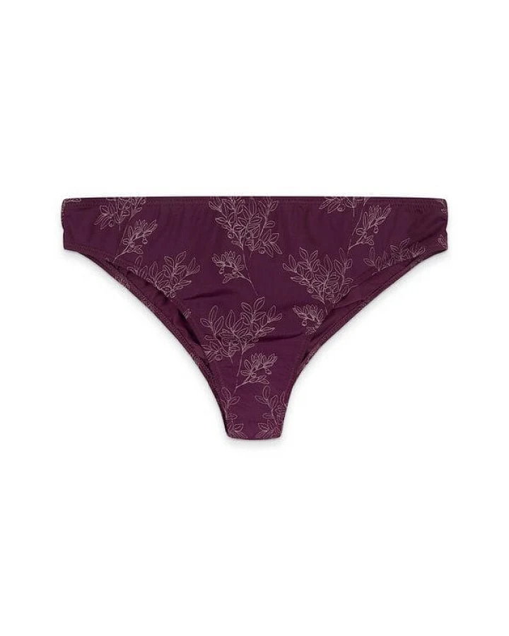 bleed Triangle ECONYL® Bikini Hose Dunkellila