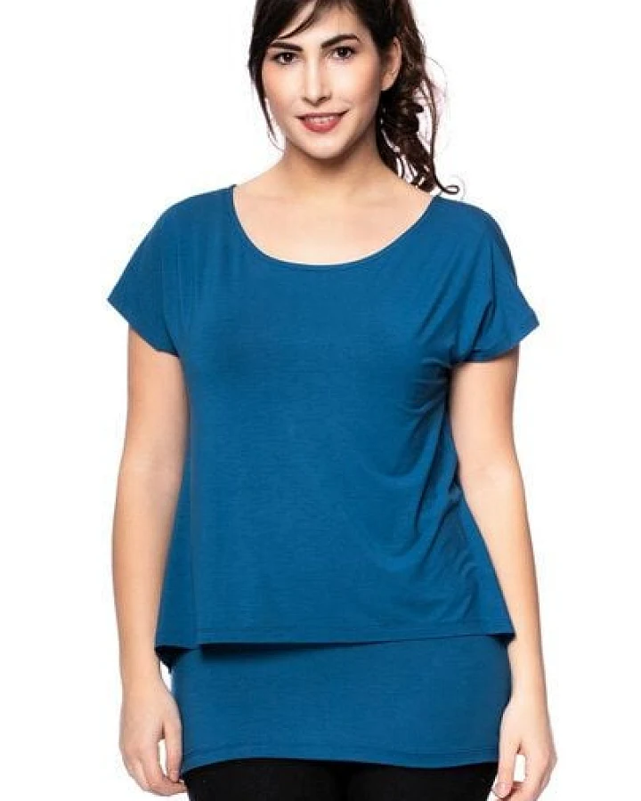 Milchshake APRIL Zweilagiges Umstands- und Stillshirt aus TENCEL Modal