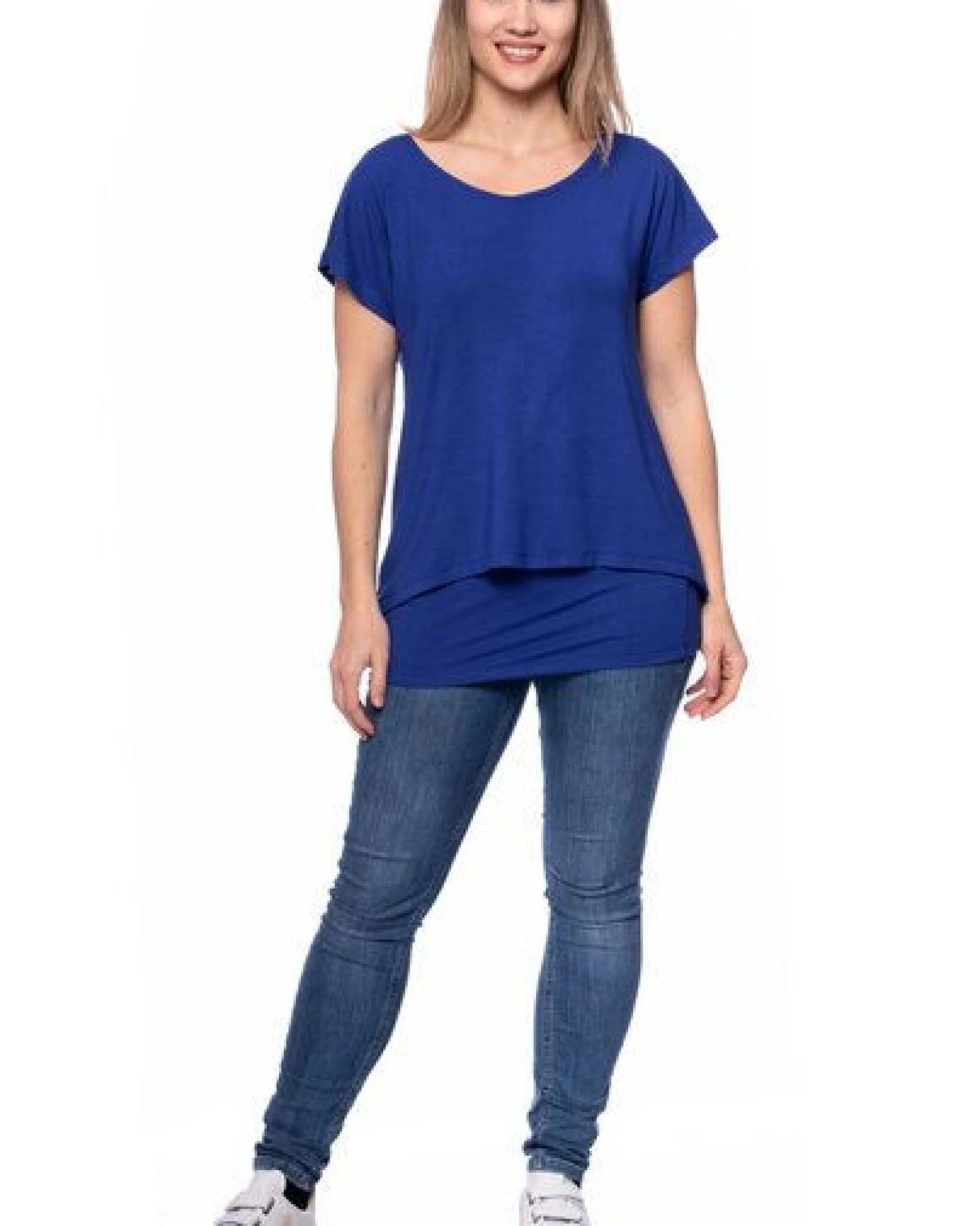 Milchshake APRIL Zweilagiges Umstands- und Stillshirt aus TENCEL Modal – Ansicht 4