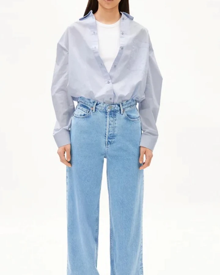 ARMEDANGELS Damen vegan Jeans Enijaa Horizon Blau