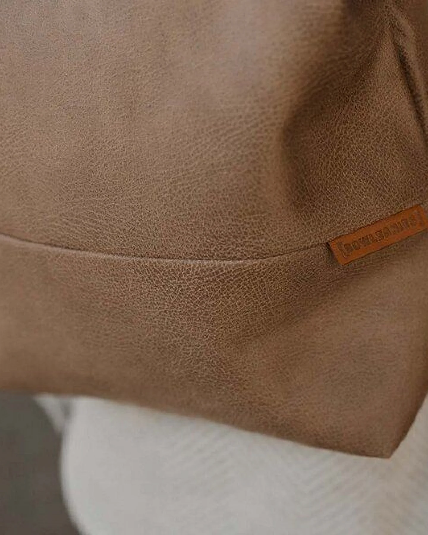 BOWLEANIES TASCHEN Rucksack aus Lederfaserstoff – Ansicht 2