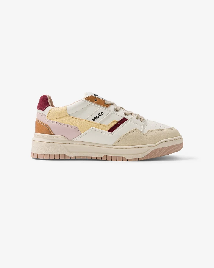 MoEa Herren vegan Sneaker Gen2 Rosa Gelb