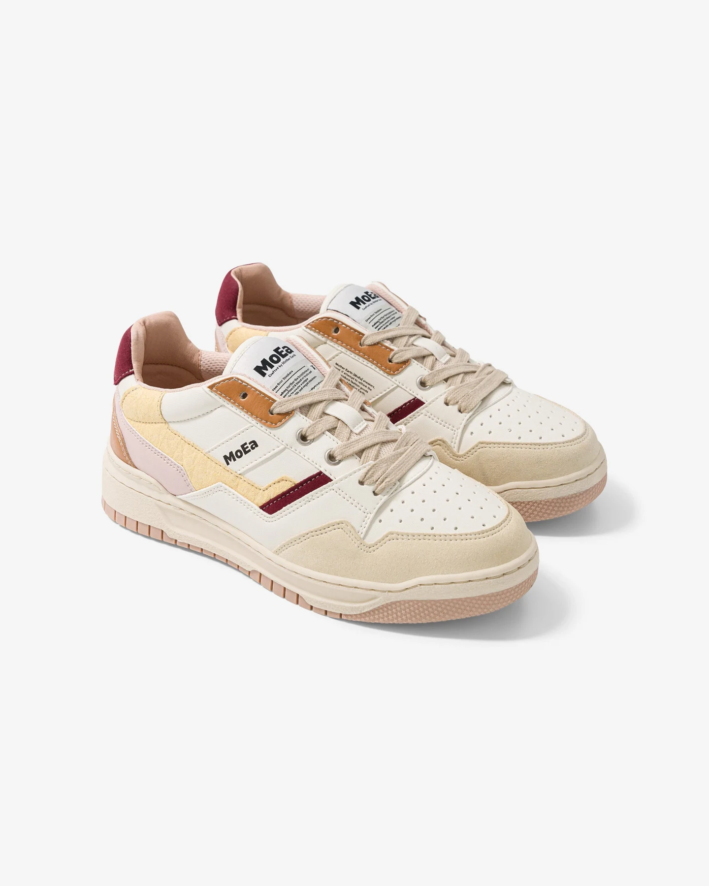 MoEa Herren vegan Sneaker Gen2 Rosa Gelb – Ansicht 2