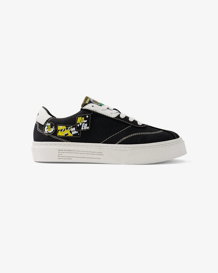 MoEa Herren vegan Sneaker Gen4 Banana Patch Schwarz
