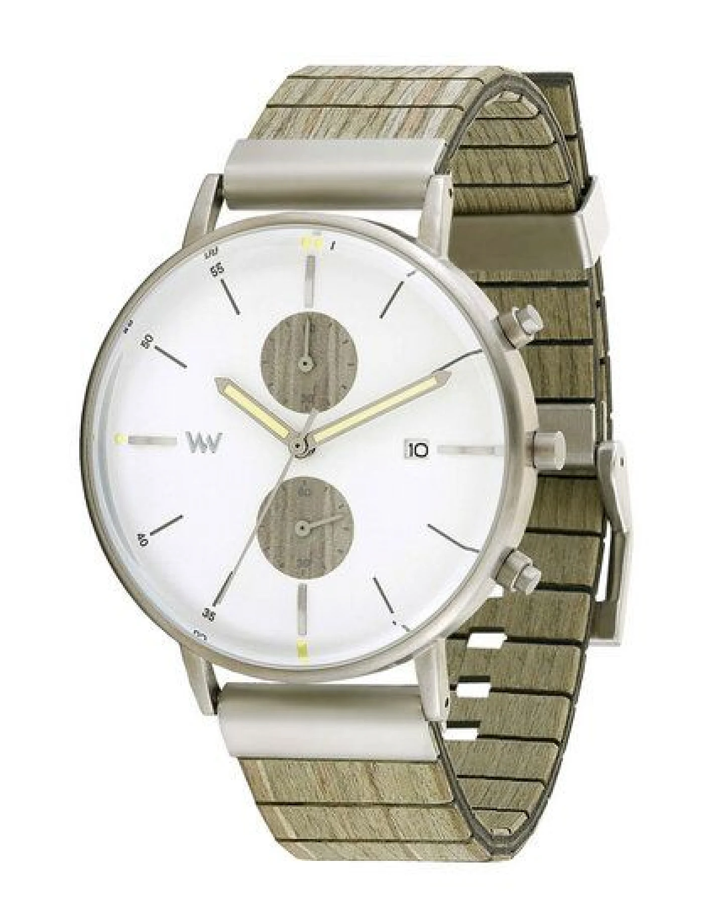 WEWOOD ALBACORE CHRONO SILVER WHITE ARMY – Ansicht 2