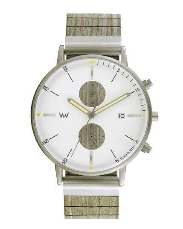 WEWOOD ALBACORE CHRONO SILVER WHITE ARMY