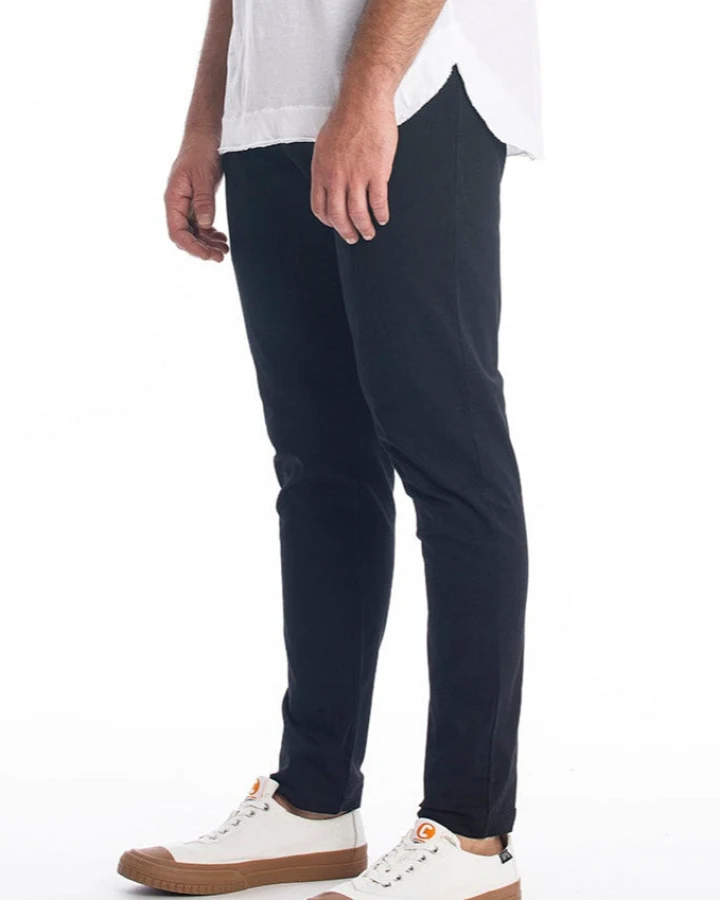 RAVENS VIEW IBIZA Herren vegan Hose Vegas Schwarz
