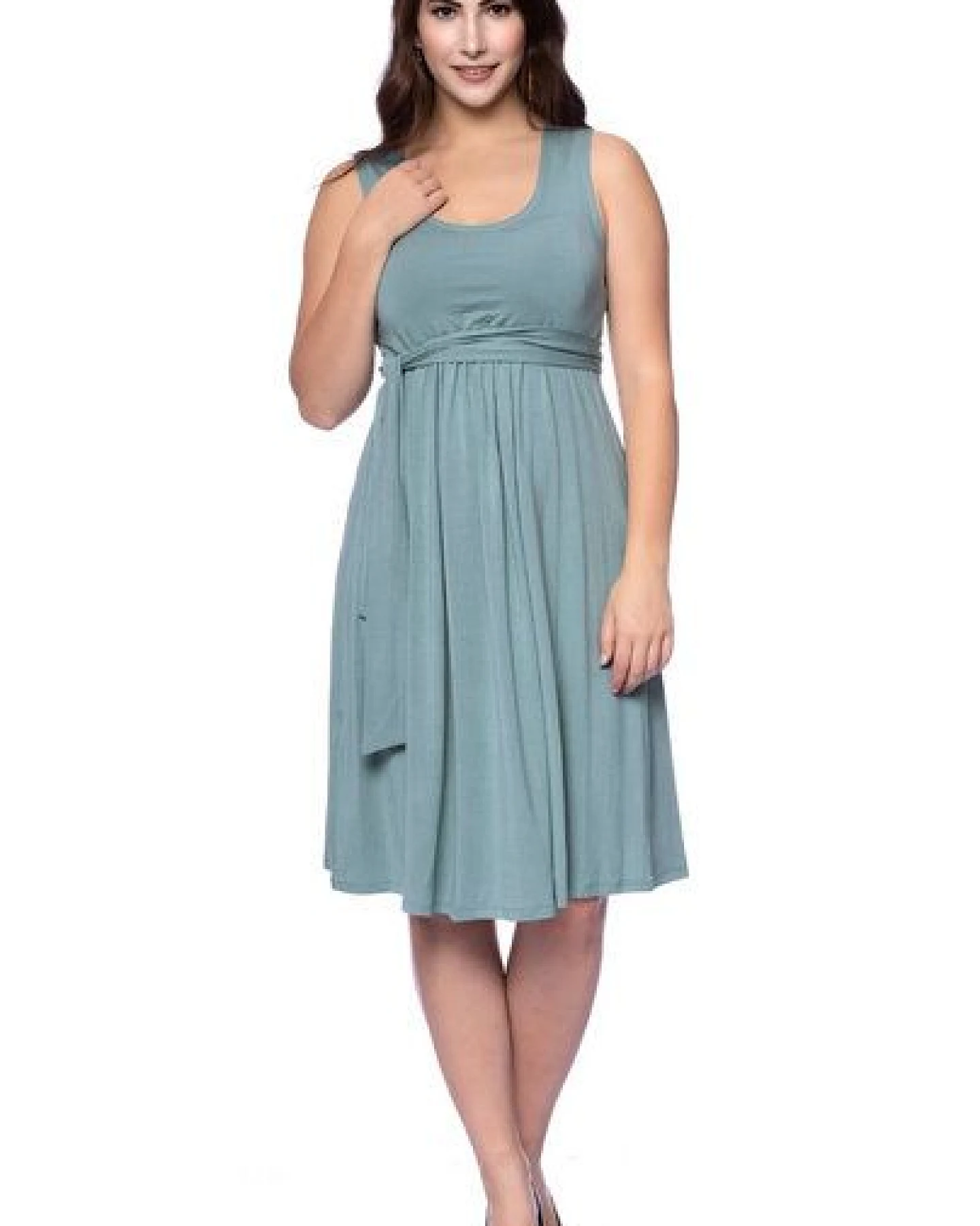Milchshake 104 elegantes Basic Umstands- & Stillkleid aus TENCEL Modal – Ansicht 2