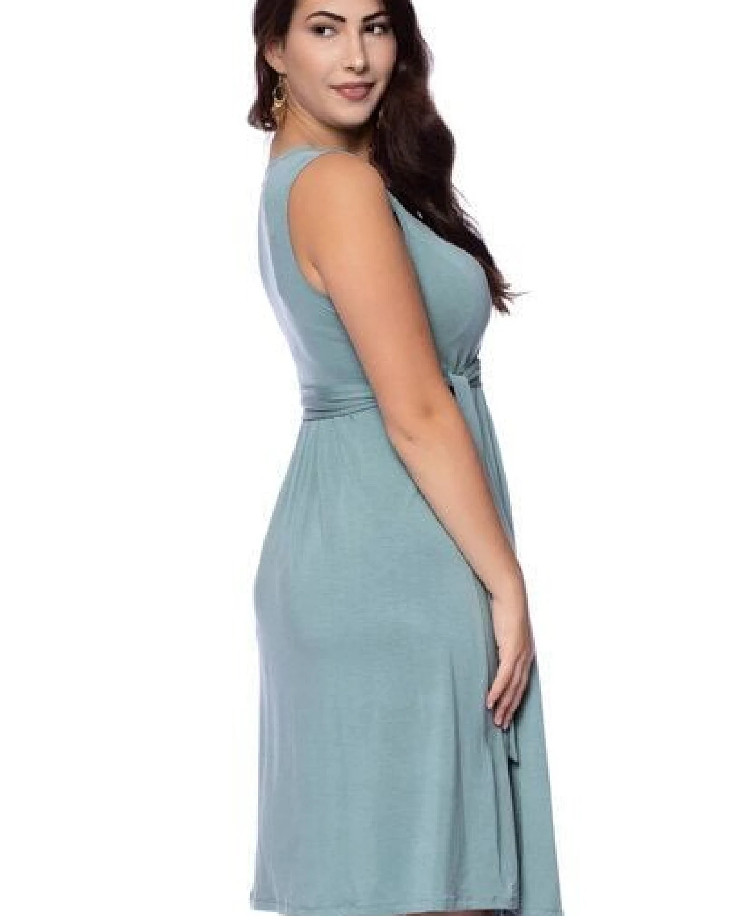 Milchshake 104 elegantes Basic Umstands- & Stillkleid aus TENCEL Modal – Ansicht 4