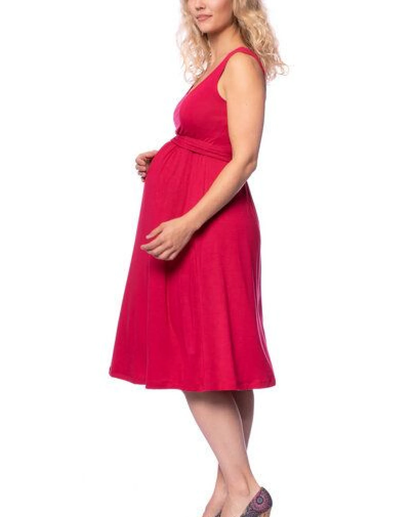 Milchshake 104 elegantes Basic Umstands- & Stillkleid aus TENCEL Modal – Ansicht 4