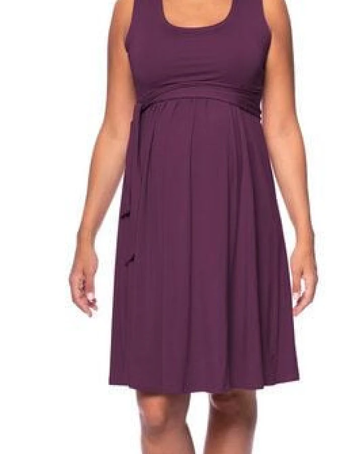 Milchshake 104 elegantes Basic Umstands- & Stillkleid aus TENCEL Modal