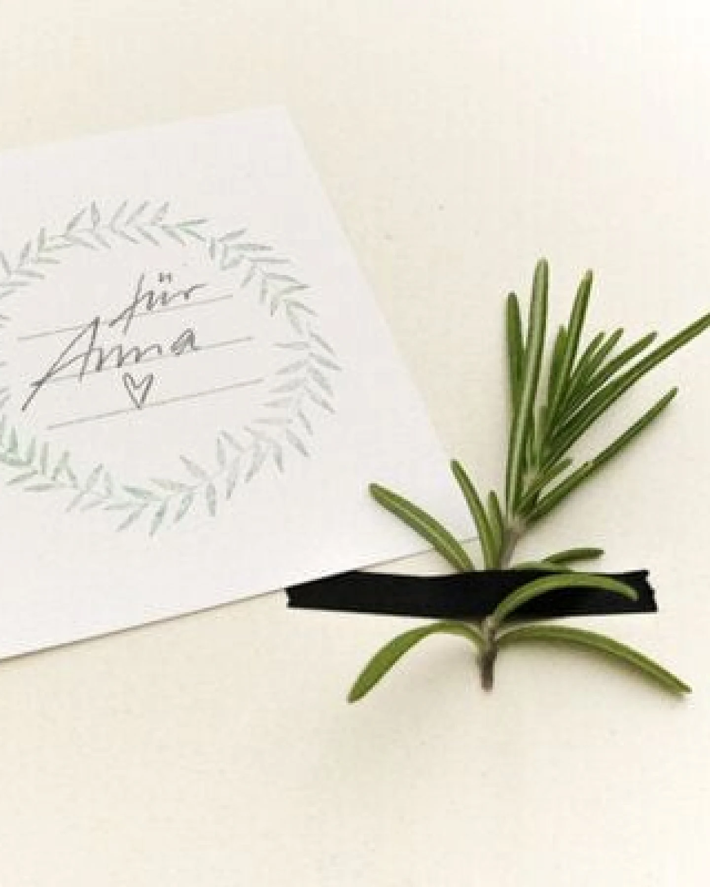 STUDIO KARAMELO STEMPEL KRANZ aus ROSMARIN – Ansicht 4