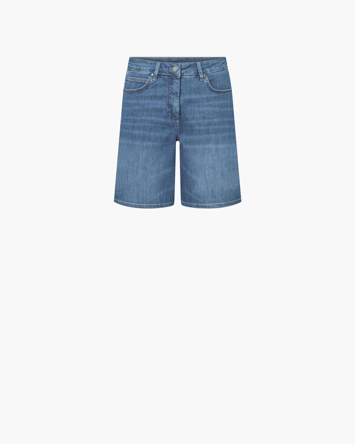 LAURIE Damen vegan Lockere Shorts Carol Washed Blue Denim – Ansicht 2