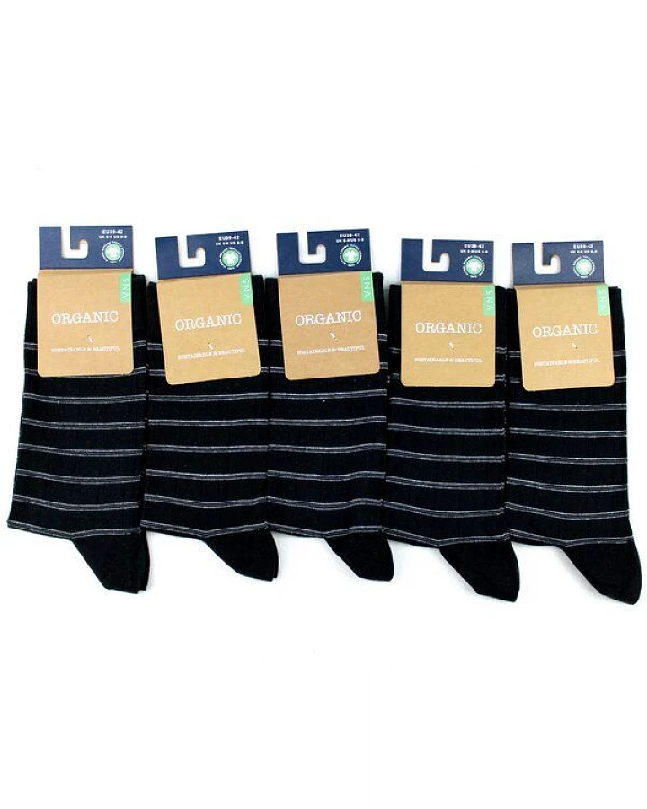 VNS Organic Socks GOTS zertifizierte Biobaumwolle Socken in "fünfer Pack"