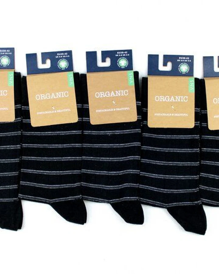 VNS Organic Socks GOTS zertifizierte Biobaumwolle Socken in "fünfer Pack"
