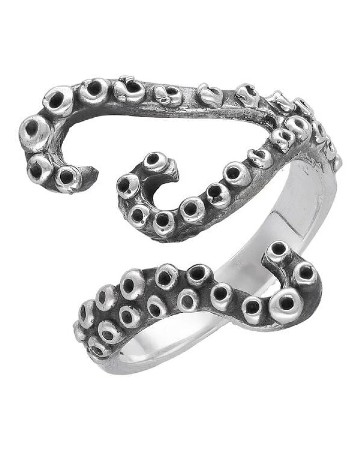 pakilia Silber Ring Tentakel Fair-Trade und handmade
