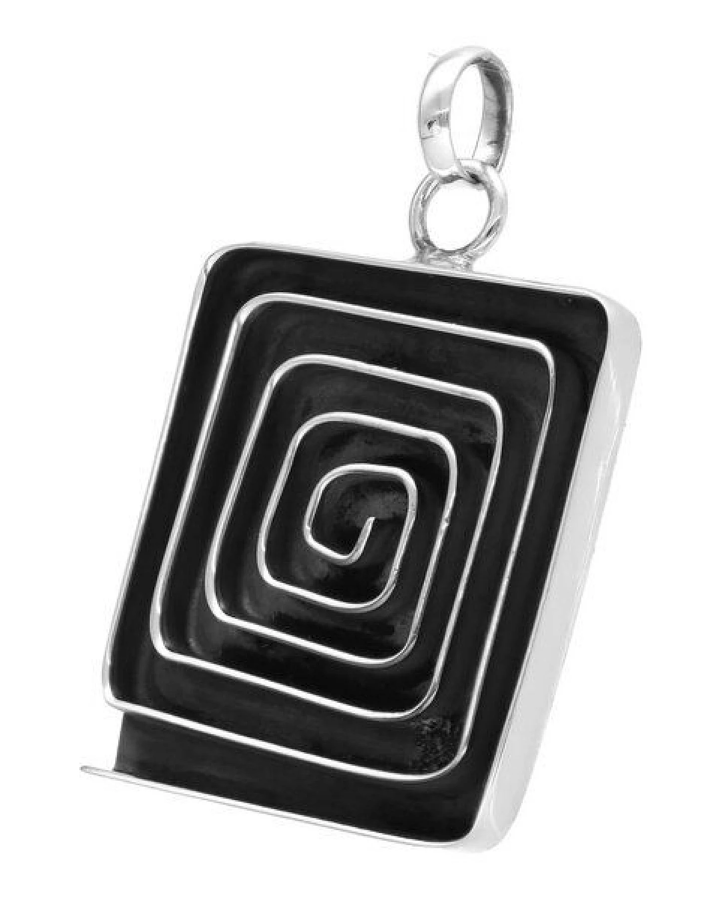 pakilia Silber Kette Labyrinth Fair-Trade und handmade – Ansicht 2