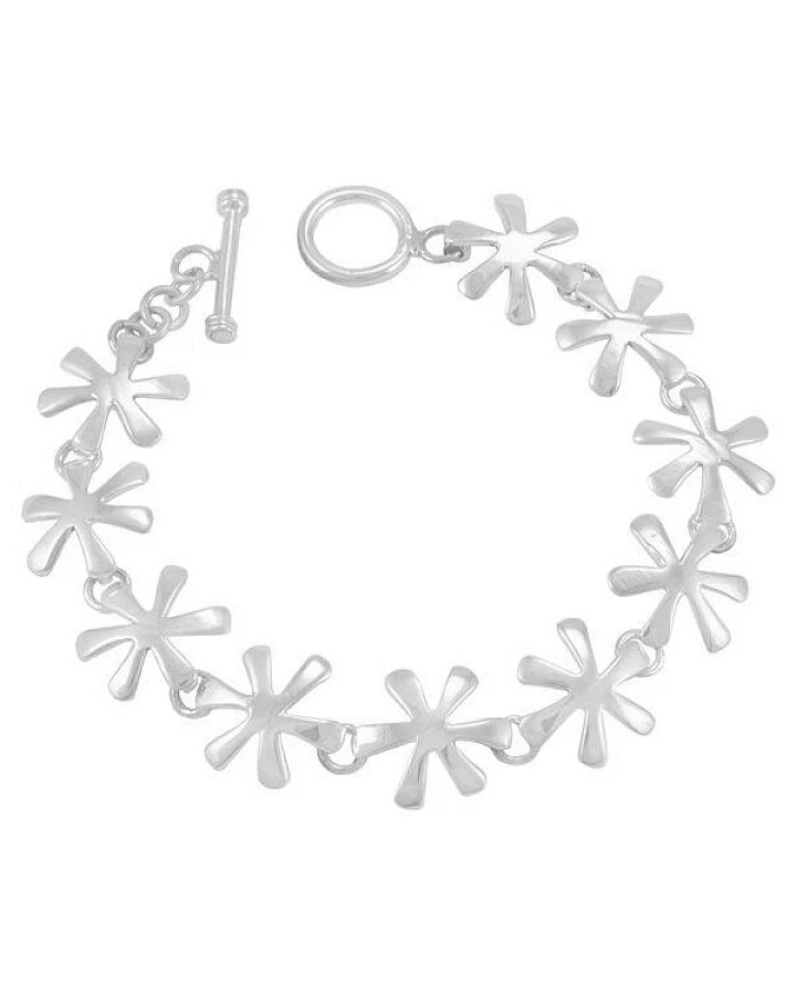 pakilia Silber Armband Blume Fair-Trade und handmade