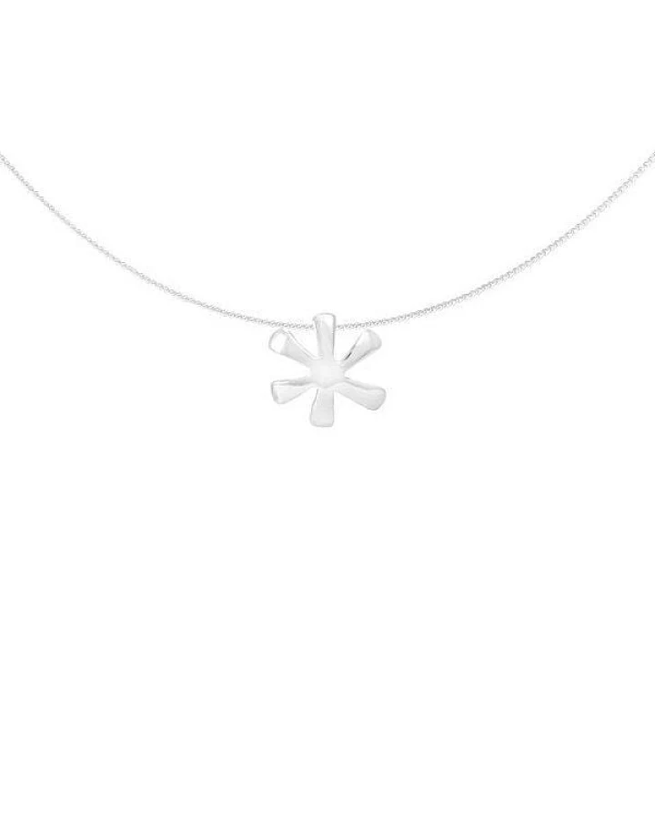 pakilia Silber Kette Blume Fair-Trade und handmade