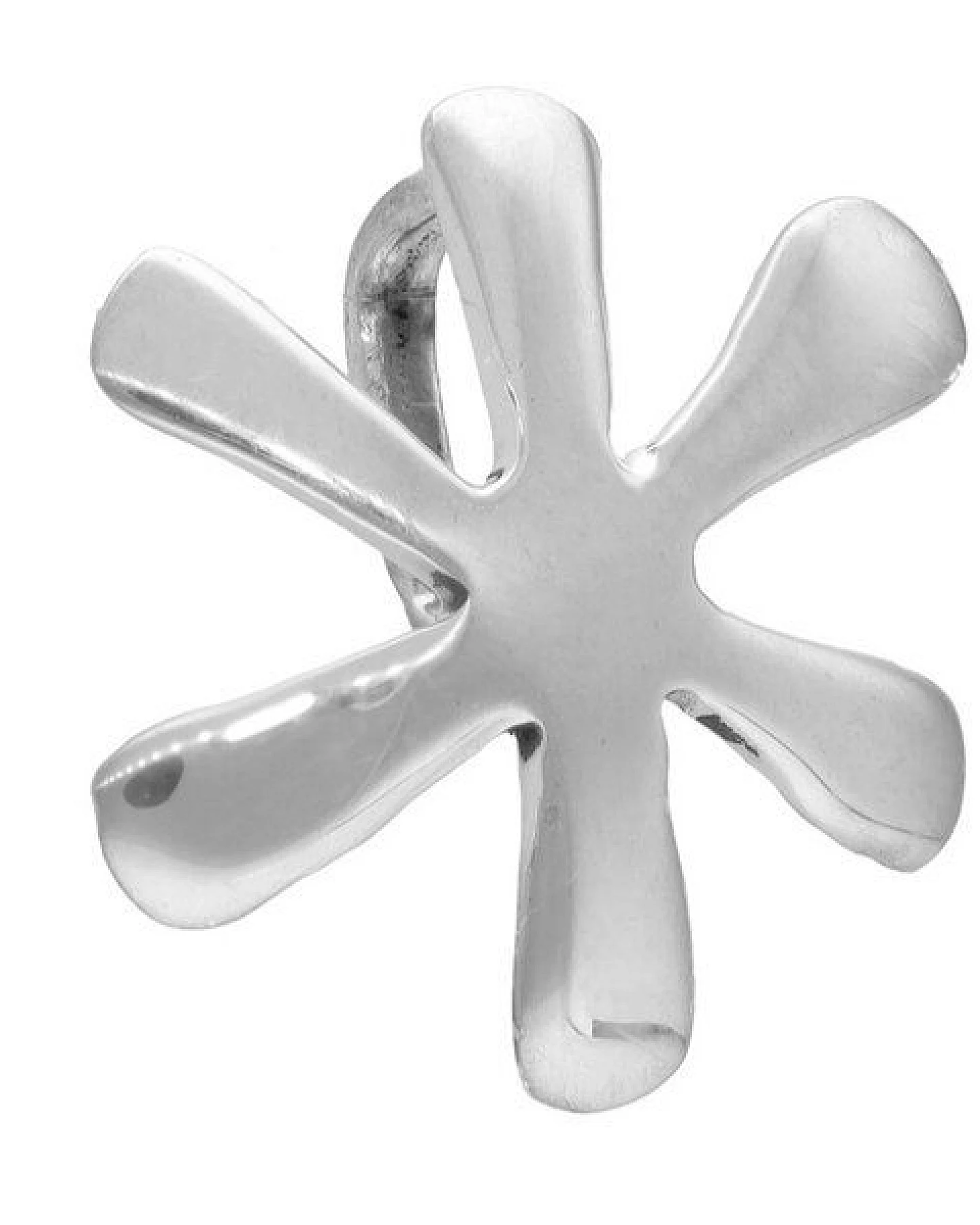 pakilia Silber Kette Blume Fair-Trade und handmade – Ansicht 3