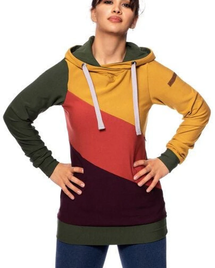 Milchshake LILAN warmer Umstands- und Stillpullover Hoodie aus softer Bio Baumwolle