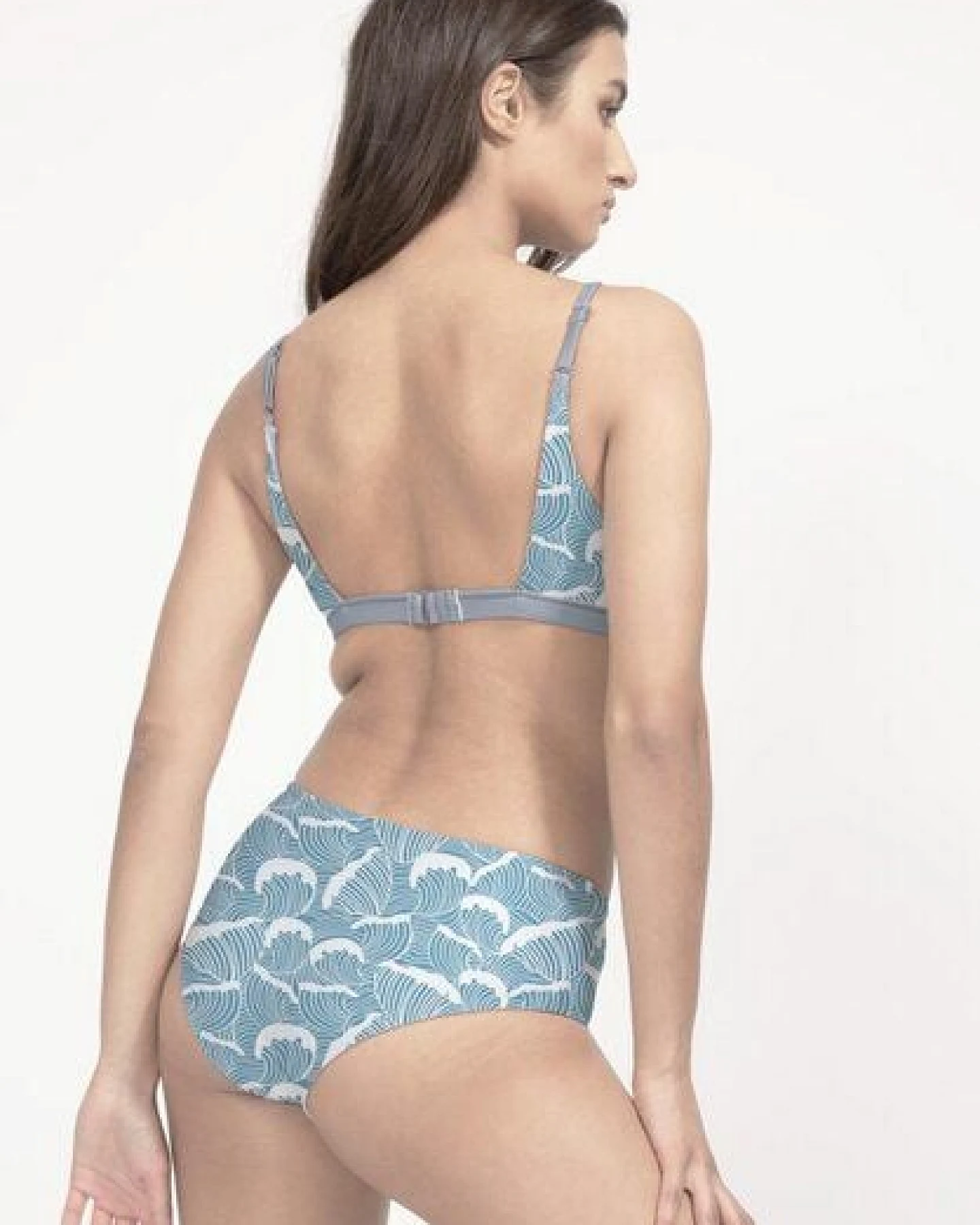 boochen Bikini Top Amami - Wendbares Surf Bikini-Oberteil - Print – Ansicht 4