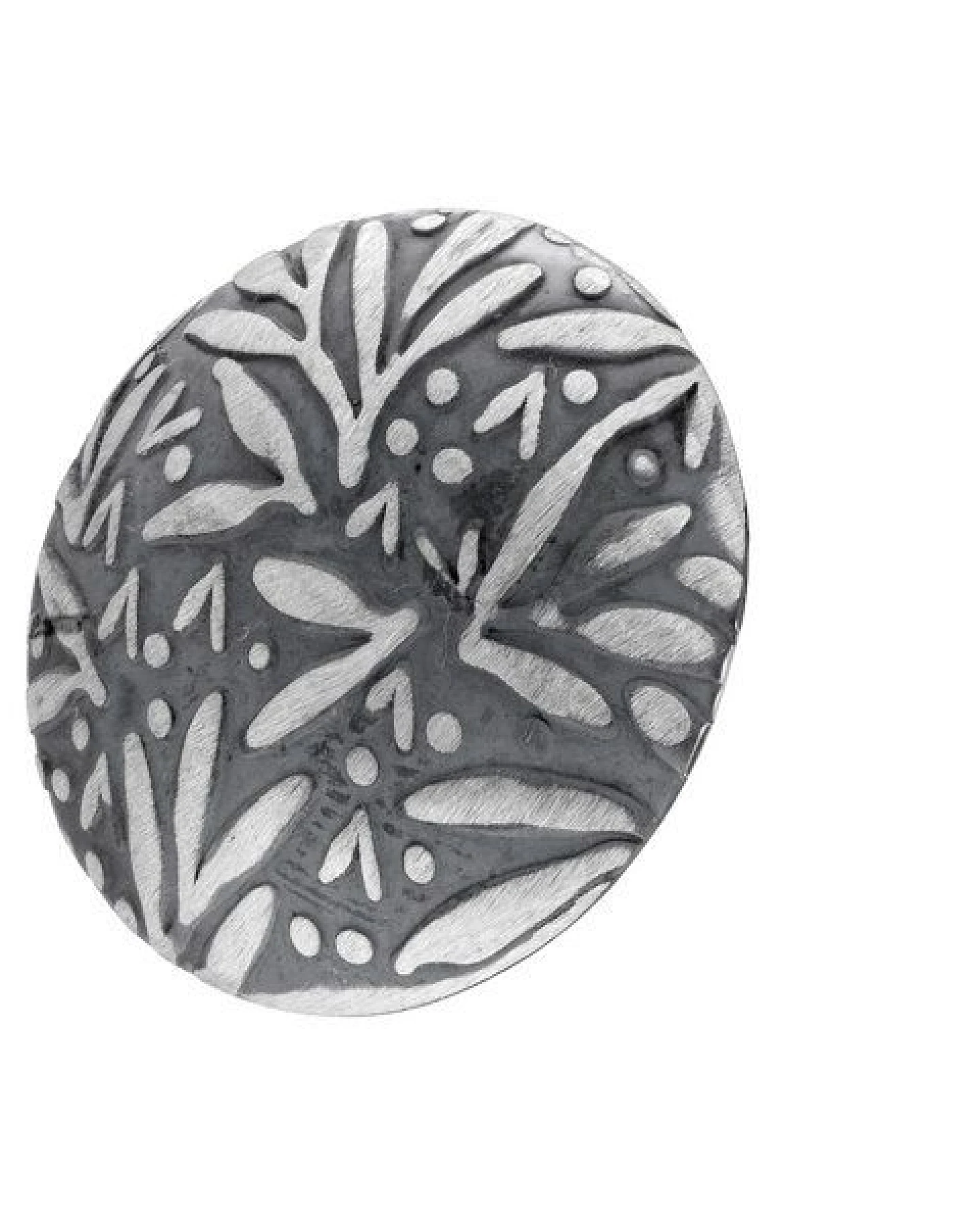 pakilia Silber Kette Blättermuster Fair-Trade und handmade – Ansicht 2