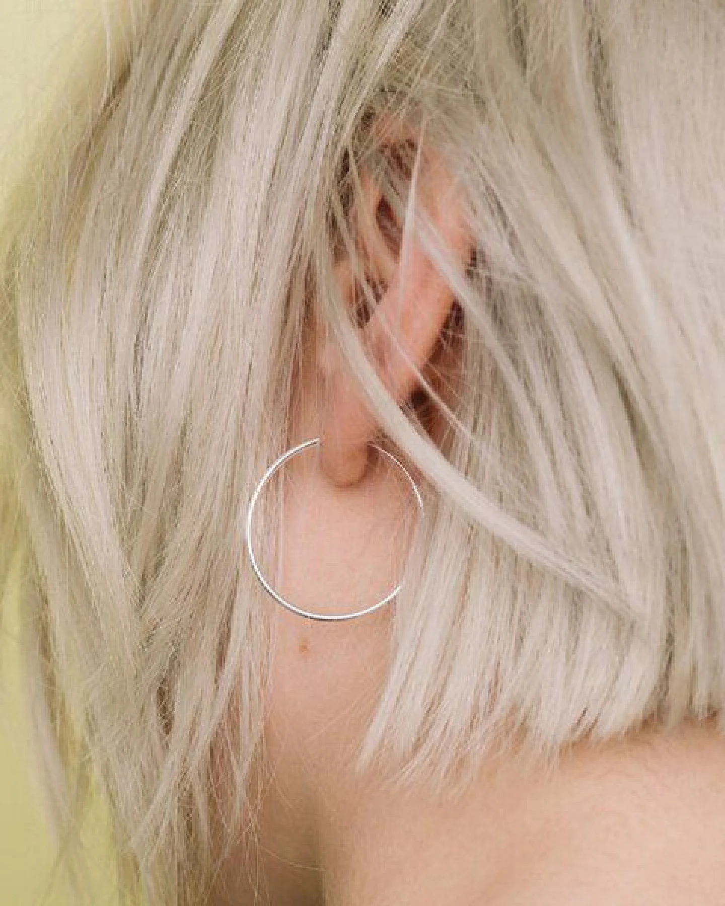 fejn jewelry Creole 'simple hoop XS / S / M / L' – Ansicht 2