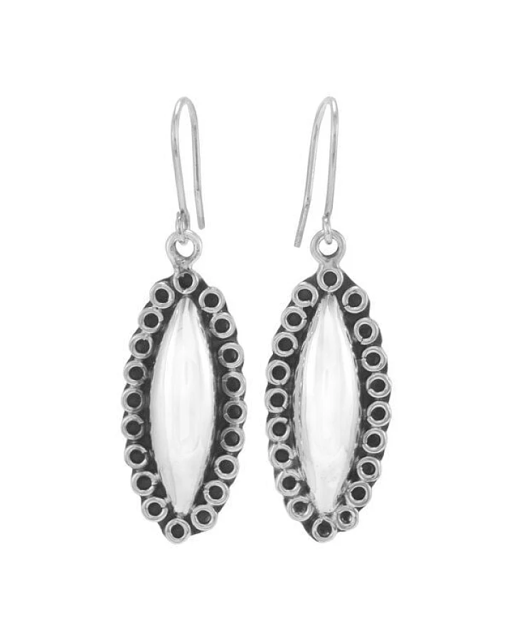 pakilia Silber Ohrringe Katzenauge Fair-Trade und handmade