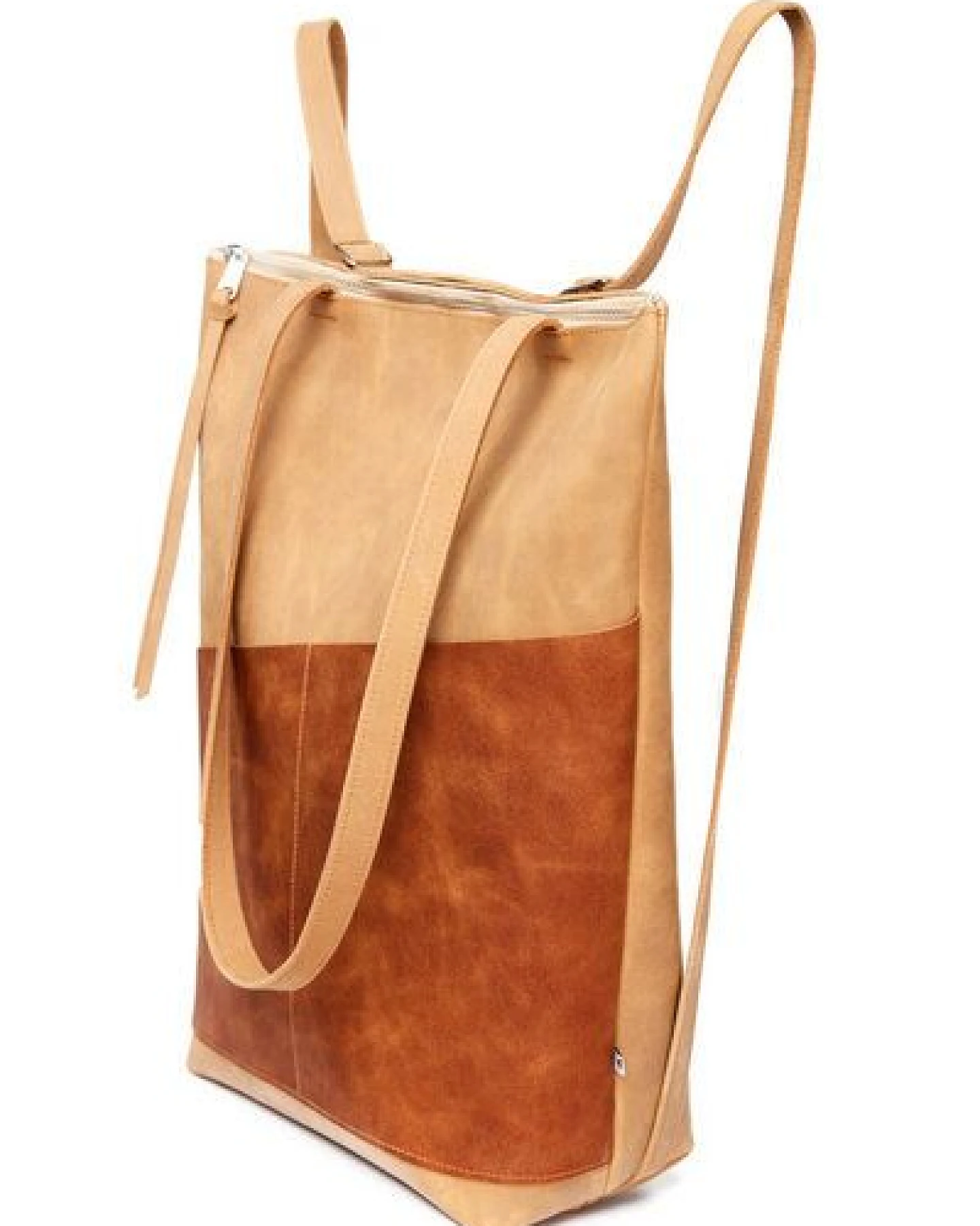 ELEKTROPULLI Rucksacktasche aus hochwertigem Leder, 3in1 Bag – Ansicht 2
