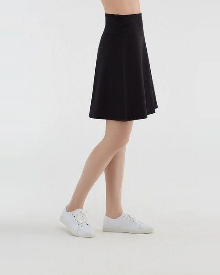 Leela Cotton Damen Röcke Lang Bio-Baumwolle Rock Kleid