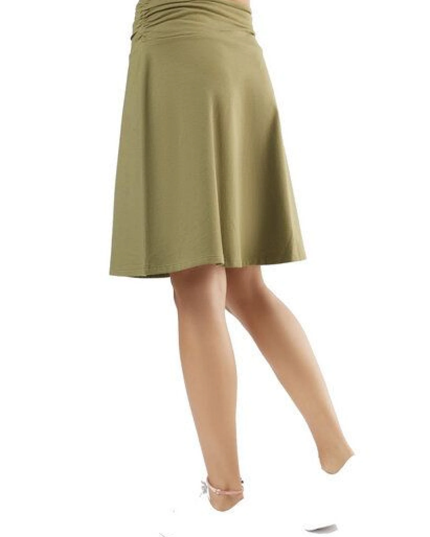Leela Cotton Damen Röcke Lang Bio-Baumwolle Rock Kleid – Ansicht 2