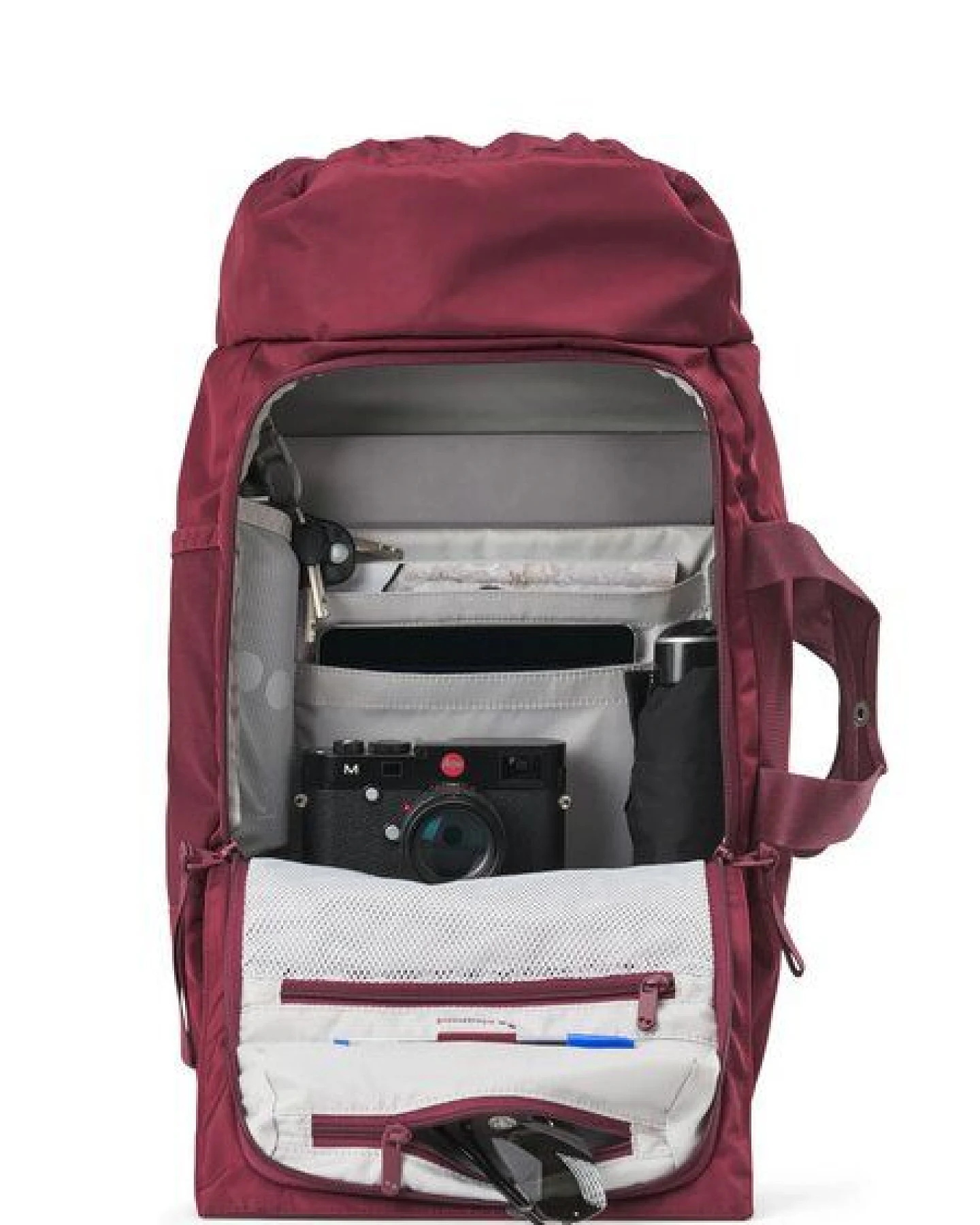 pinqponq Rucksack - Blok Medium - aus recyceltem Polyester – Ansicht 3