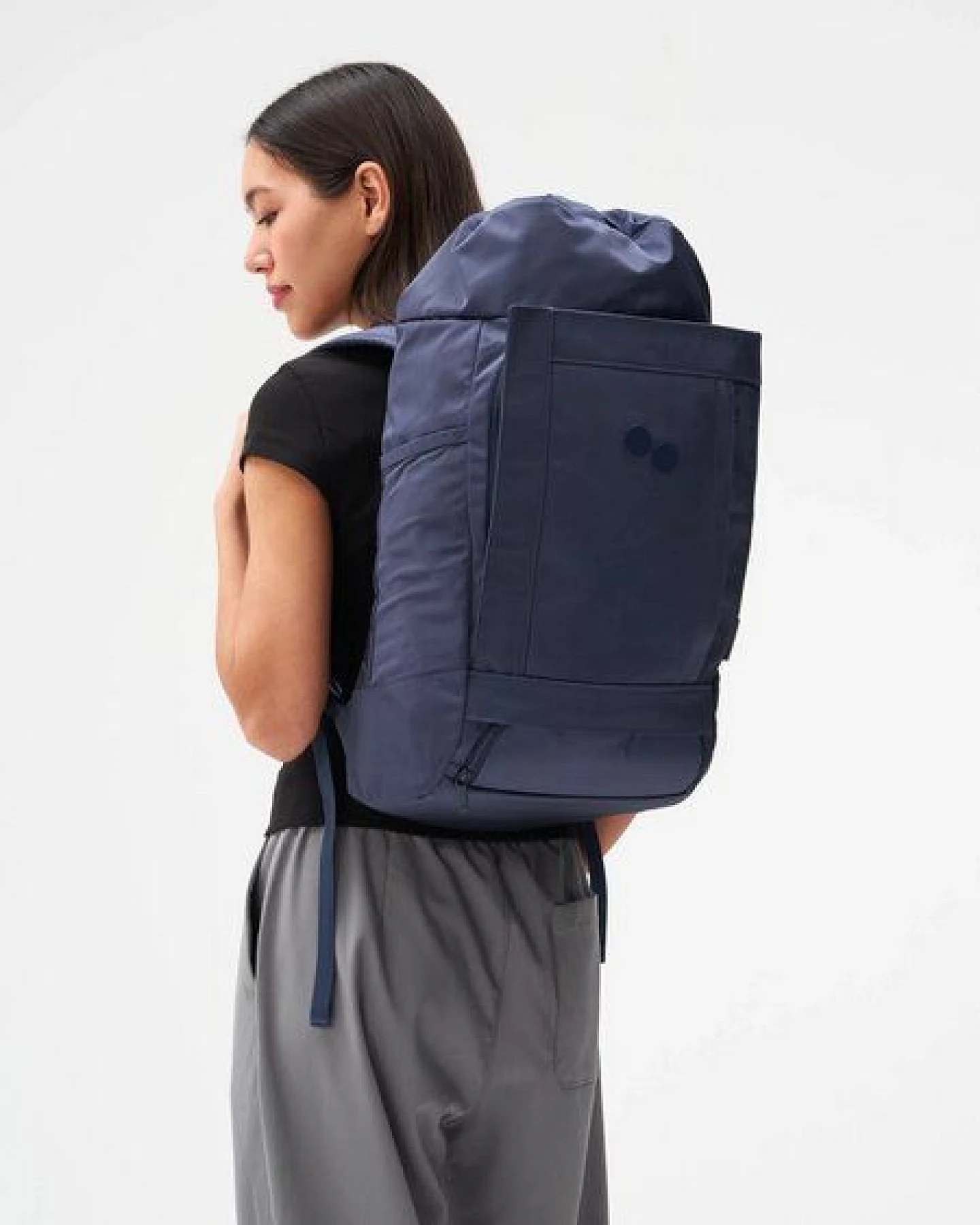 pinqponq Rucksack - Blok Medium - aus recyceltem Polyester – Ansicht 4