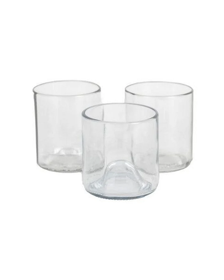 Originalhome Upcycling-Glas 2er-Set in 2 Größen und 2 Farben