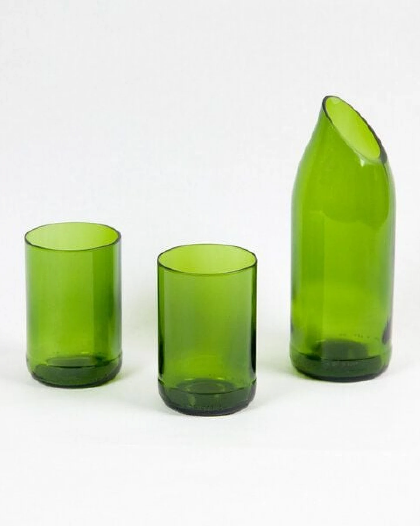 Originalhome Upcycling-Glaskaraffe in 2 Farben – Ansicht 4