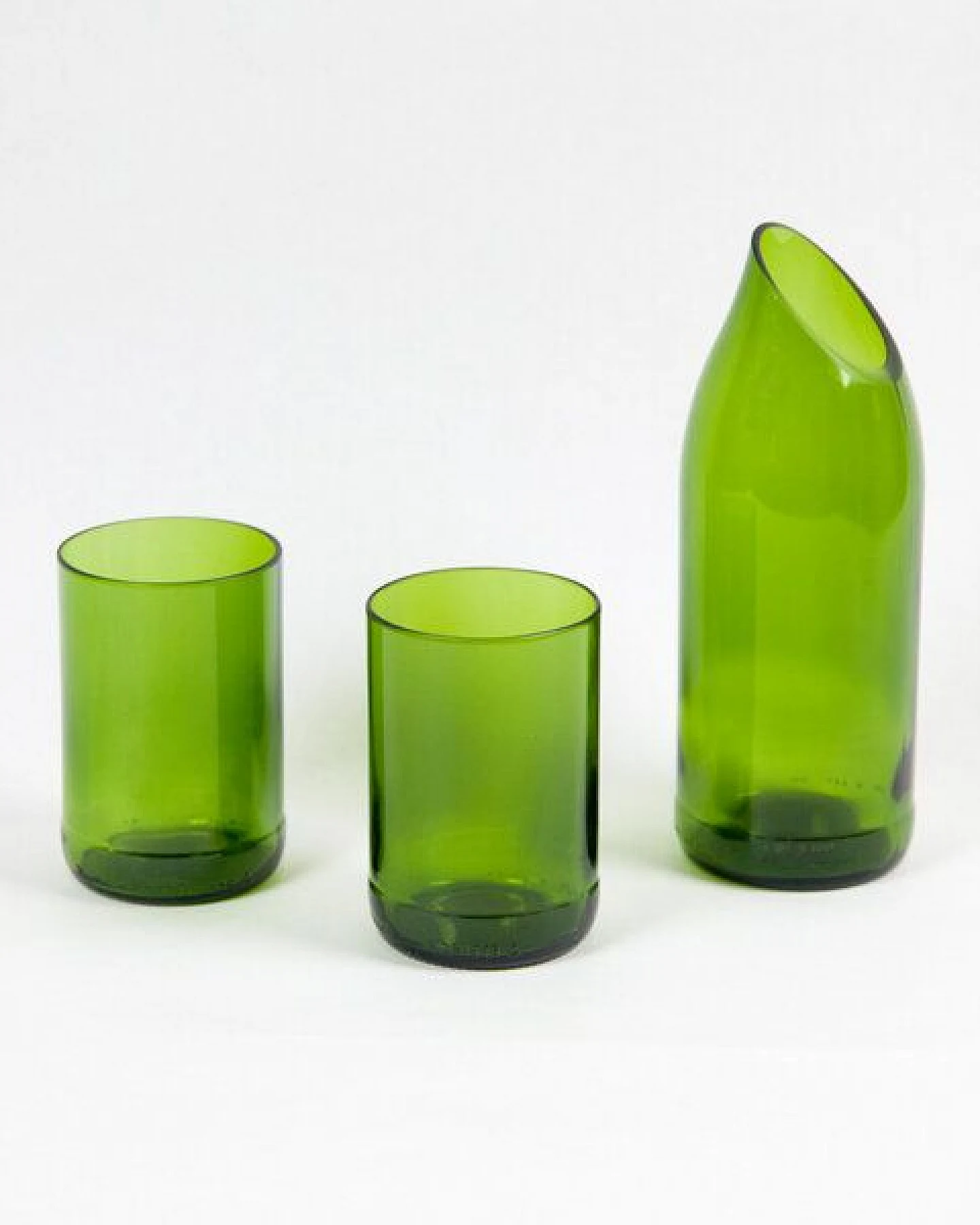 Originalhome Upcycling-Glaskaraffe in 2 Farben – Ansicht 4