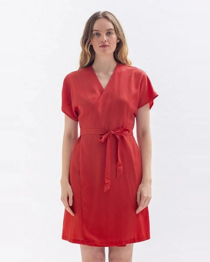Studio Hertzberg Wickelkleid "CAAR-MEN" aus Tencel